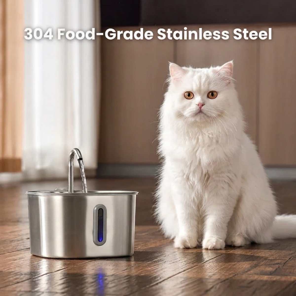 KittySprings — Faucet Fountain for Blind & Visually Impaired Cats